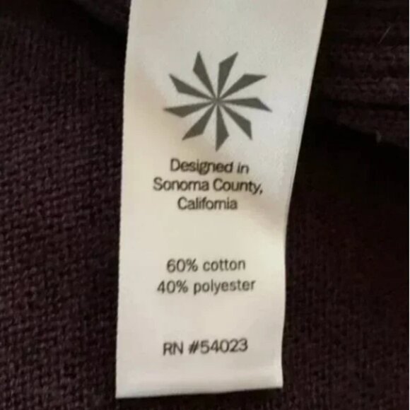 Athleta Long Sleeve Sweater Hoodie Wine Colored Size XS - Picture 7 of 7